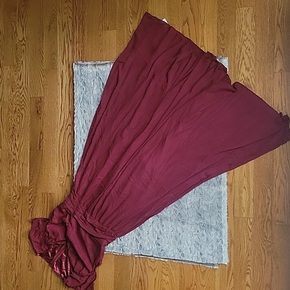 Cupshe Dark Red Maxi Dress, Women's Size Small, New With Tags! - Picture 1 of 9